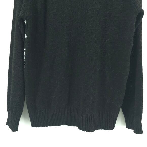 Disney Nightmare Before Christmas Jack Skeleton Youth Christmas Sweater L 11-13 - Picture 10 of 10